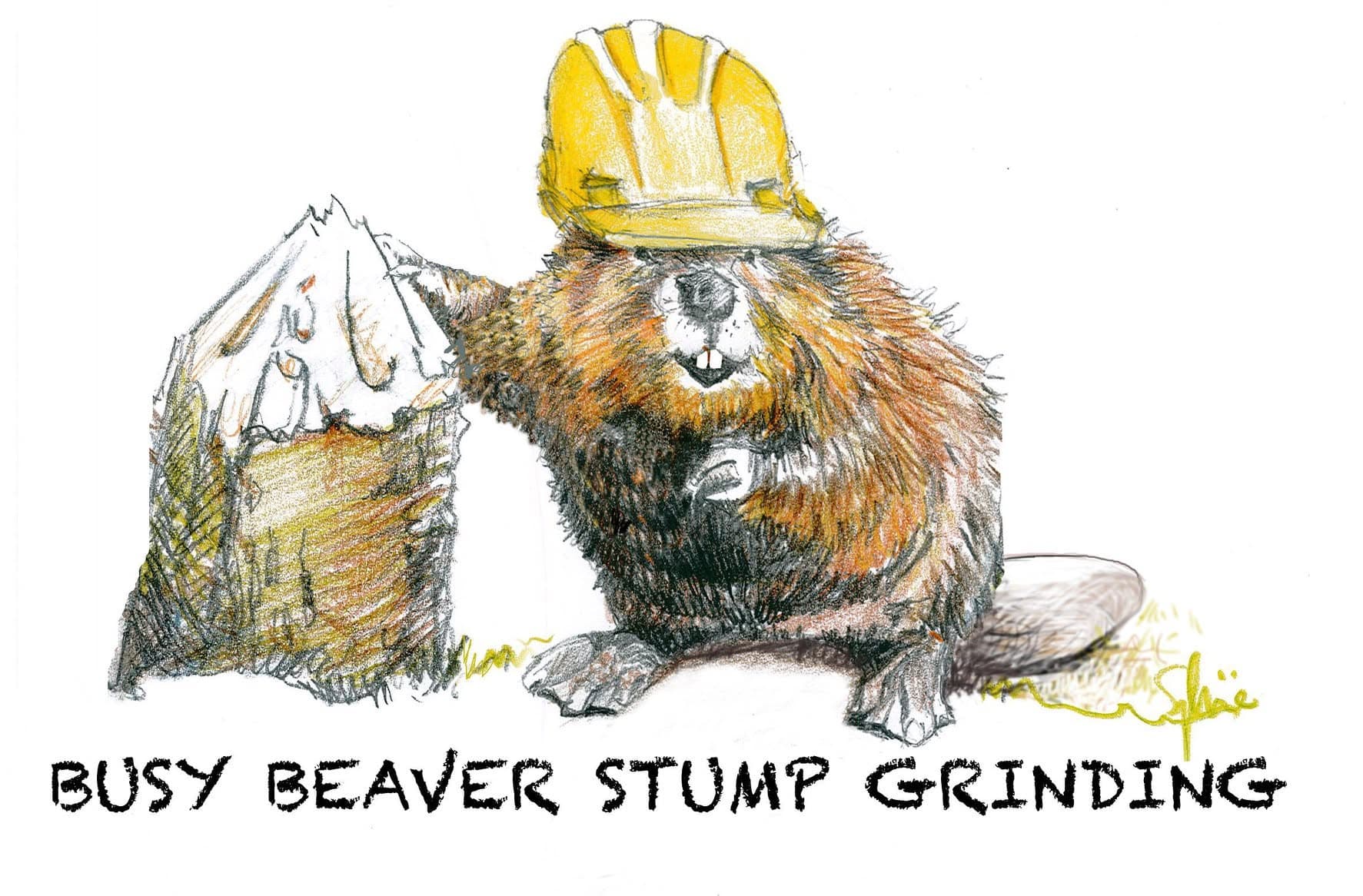 Busy Beaver mascot logo